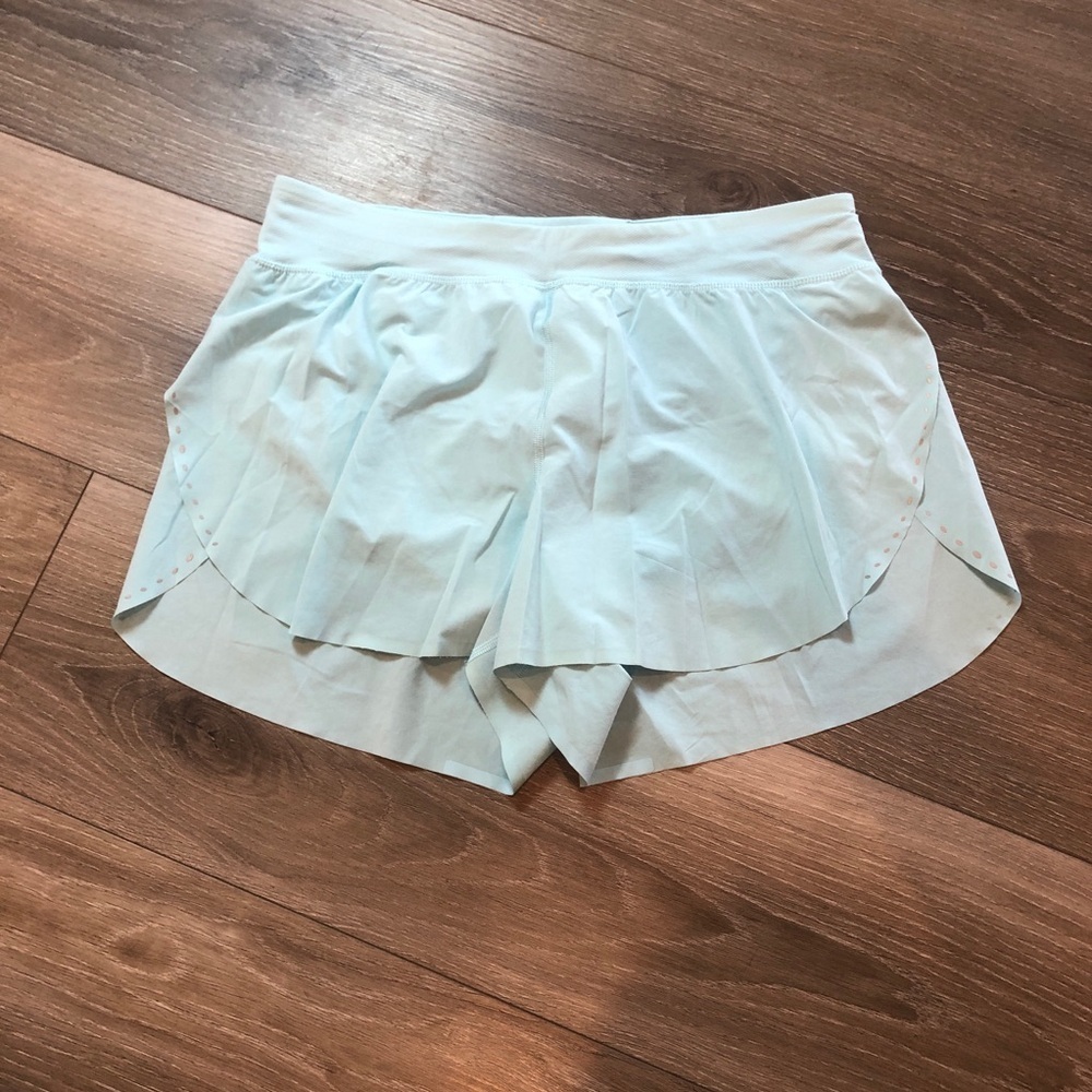 Lululemon Find Your Pace Shorts 3” Lined Icing Blue Size 10 Running Shorts